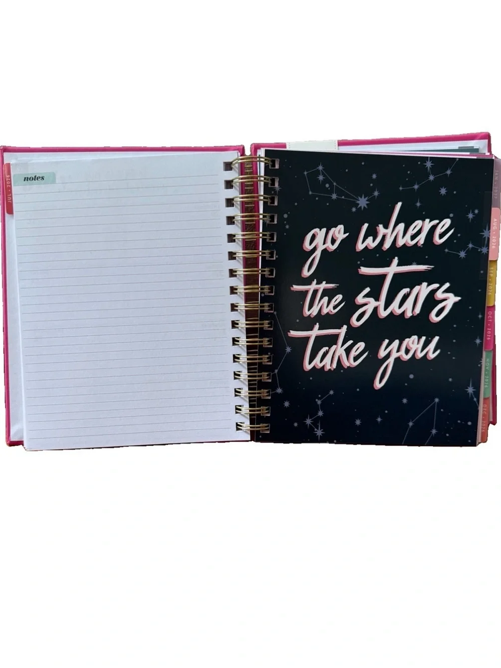 Eccolo Planner 2026- 2027 18-Month Weekly & Monthly Planner Hard Cover 8x7.5”